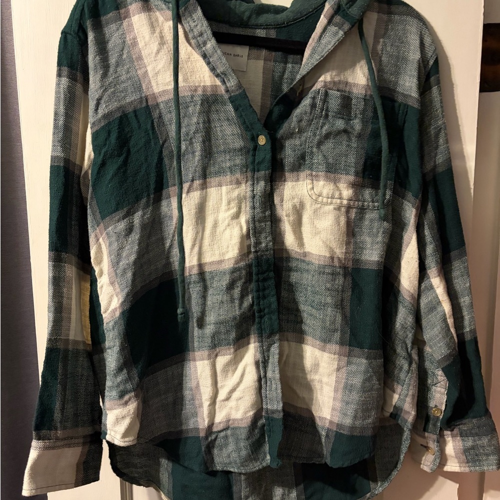 American Eagle Outfitters Textured Fabric Shirt